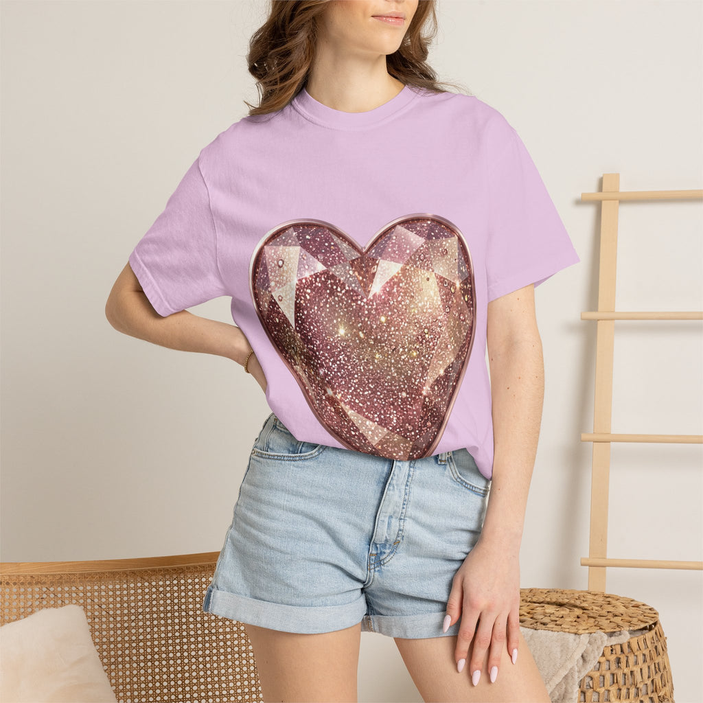 Glitter Gem Heart T-Shirt