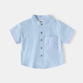 Short Sleeve Collar Shirt for Boys, Kids' Clothing