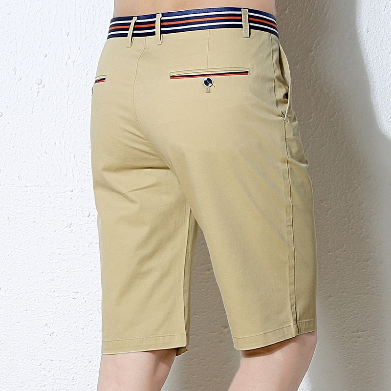 Stretch Cotton Shorts Mens Five-Point Pants Trend Korean Casual Summer Beach Camouflage Gym Clothing Pants Short Hombre