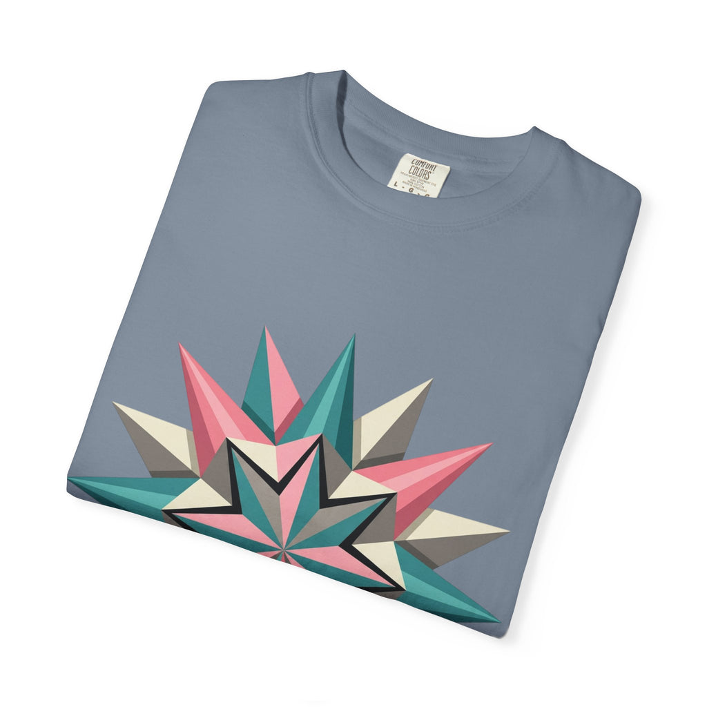Geometric Starburst Graphic T-Shirt