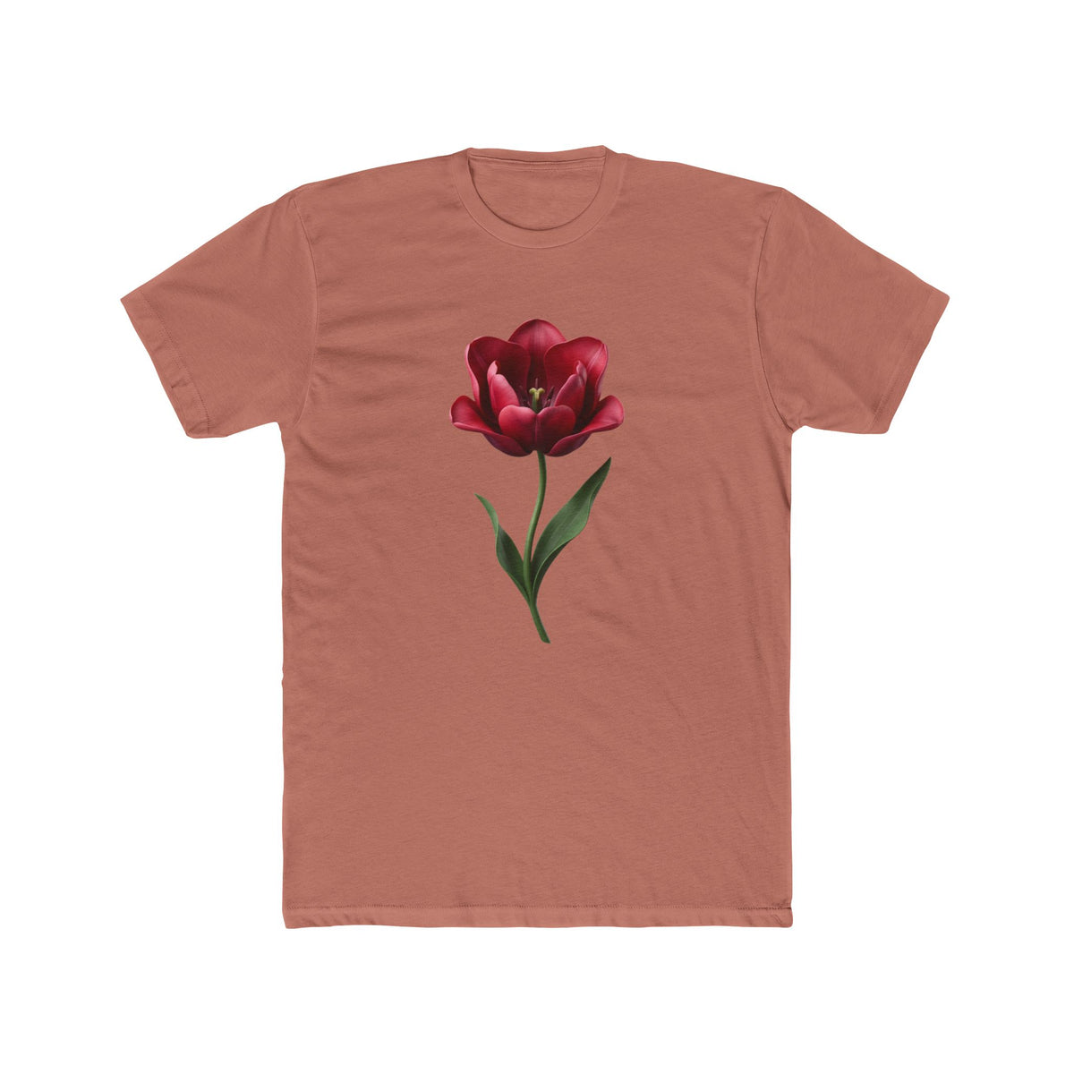 Red Tulip Floral Tee