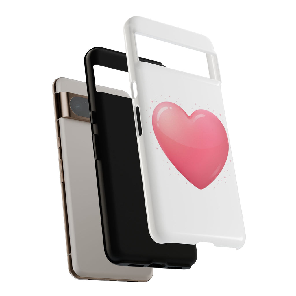 Heart Emoji Tough Case — Cute Pink Heart Phone Case for iPhone & Android