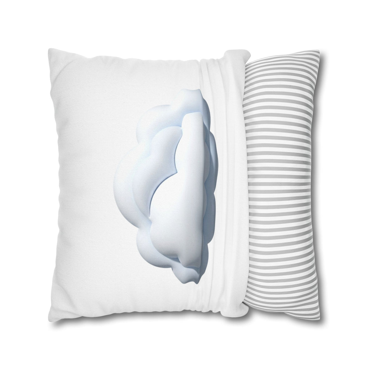 Cloud Throw White Pillowcase — Soft White Cloud Decorative Pillow Cover