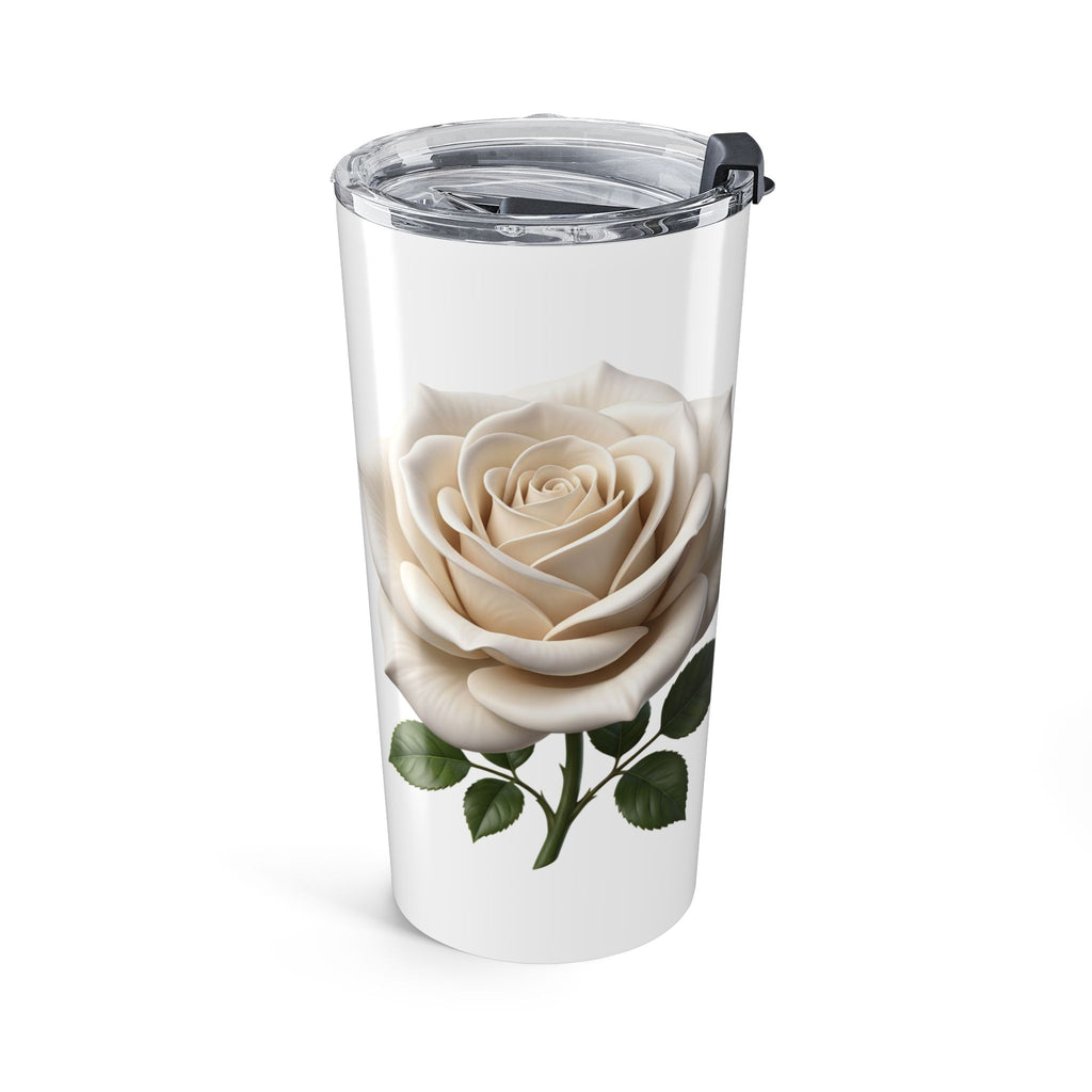 White Rose Tumbler 20oz