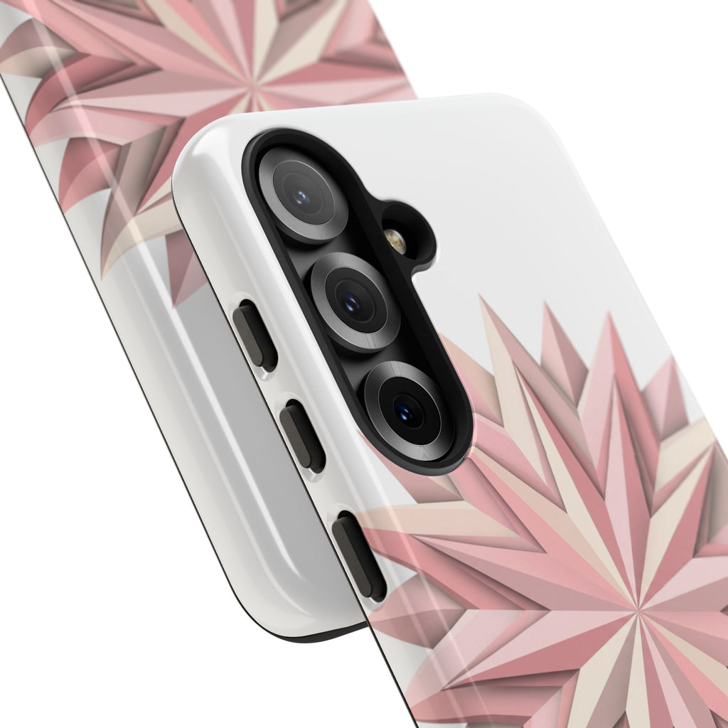 Pink Geometric Star Phone Case — Tough Protective iPhone Cover