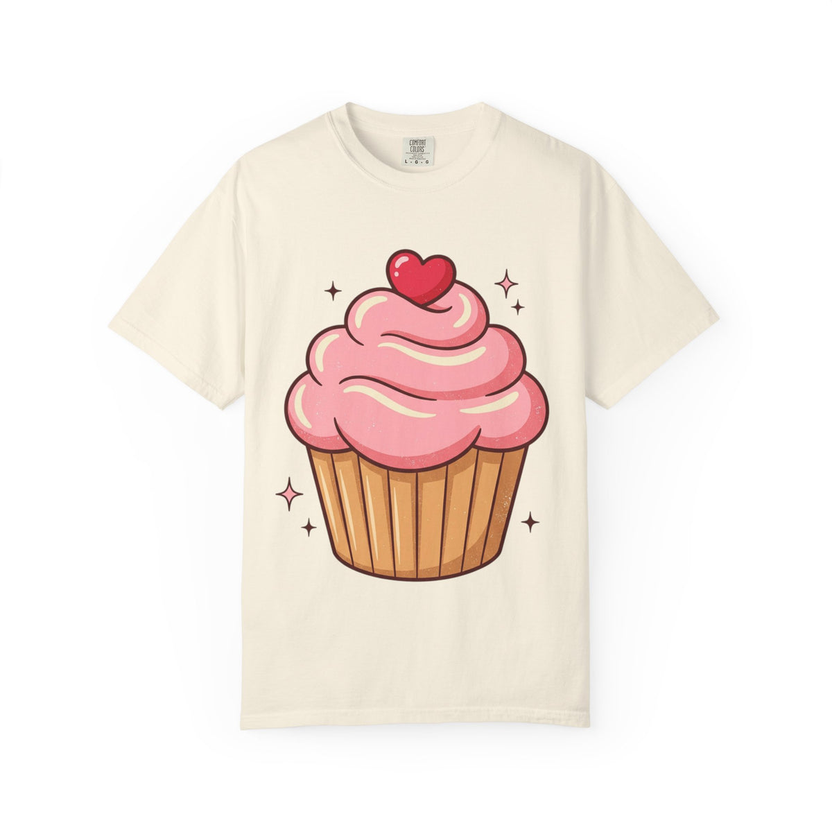Pink Cupcake Unisex Garment-Dyed T-shirt