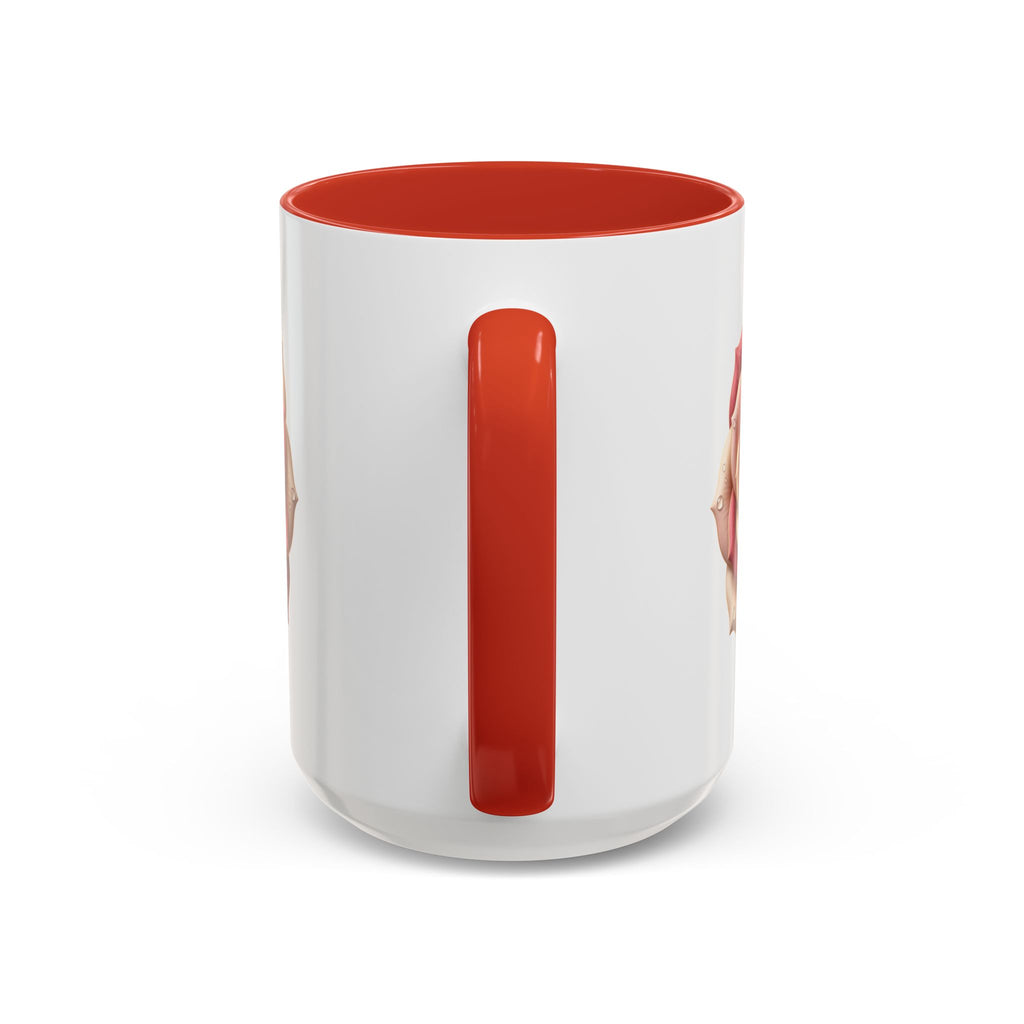 Rose Waterdrop Accent Coffee Mug — Floral 11/15oz