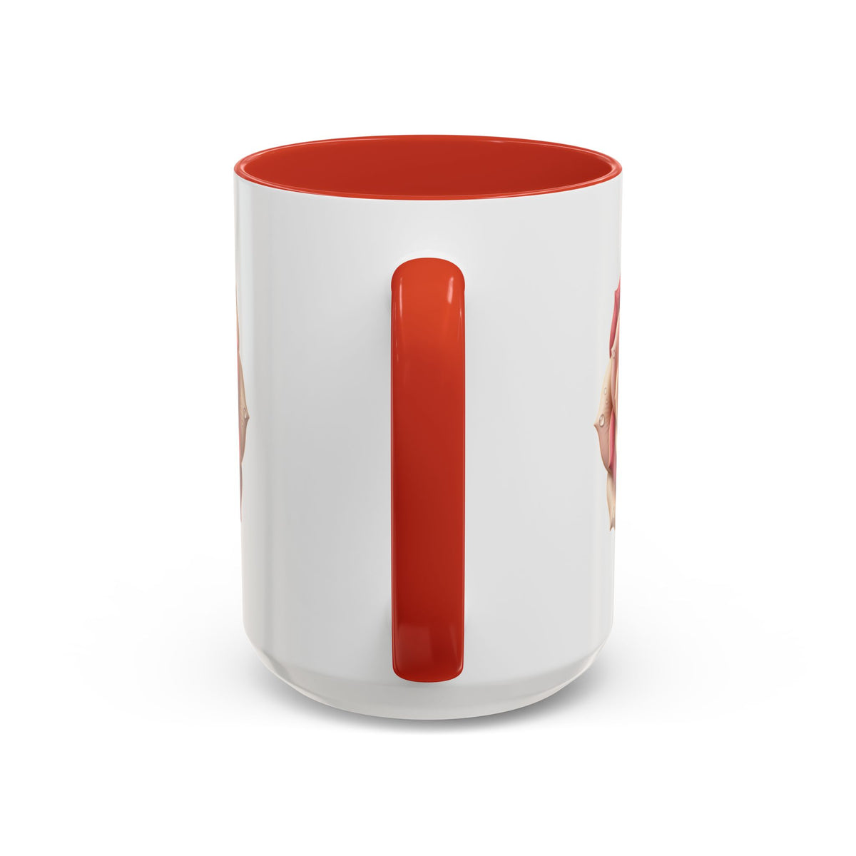 Rose Waterdrop Accent Coffee Mug — Floral 11/15oz