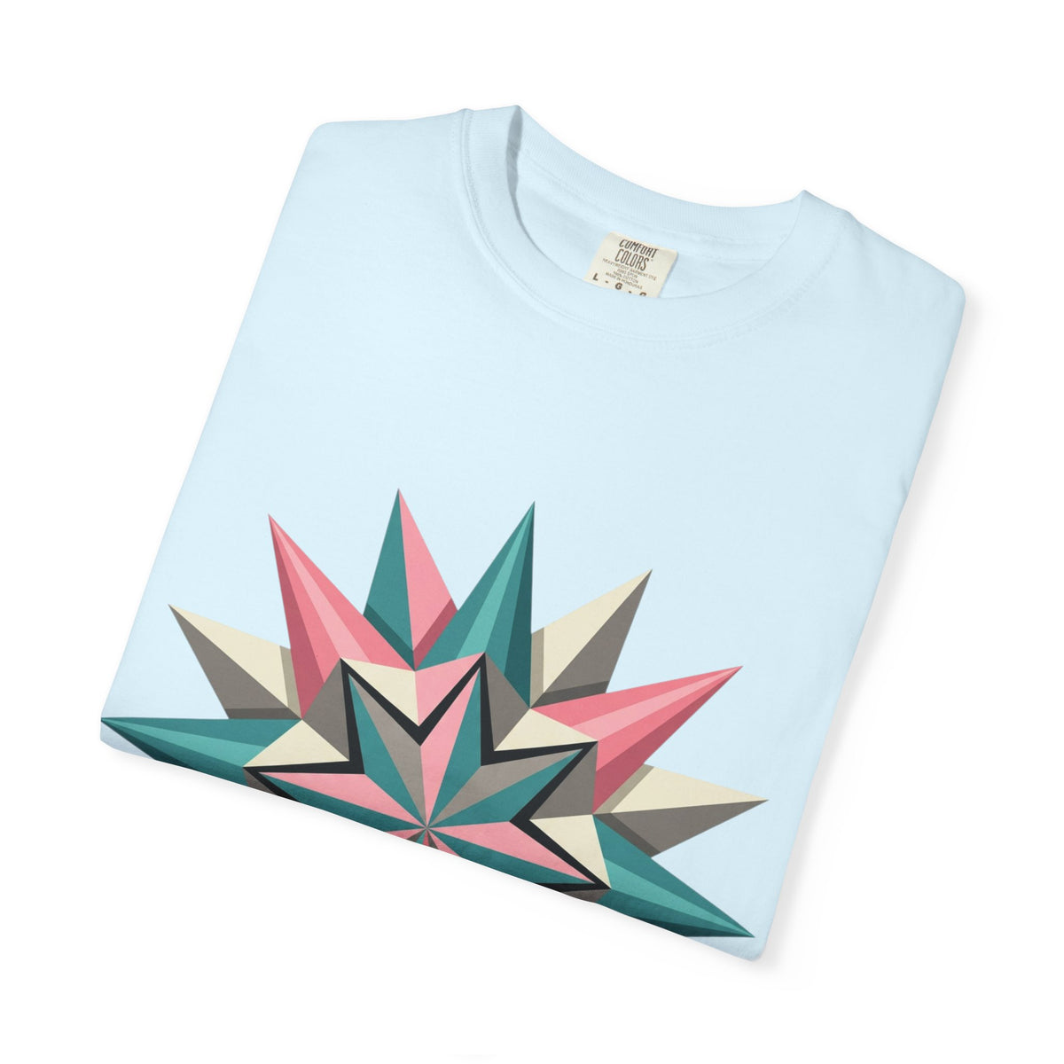Geometric Starburst Graphic T-Shirt