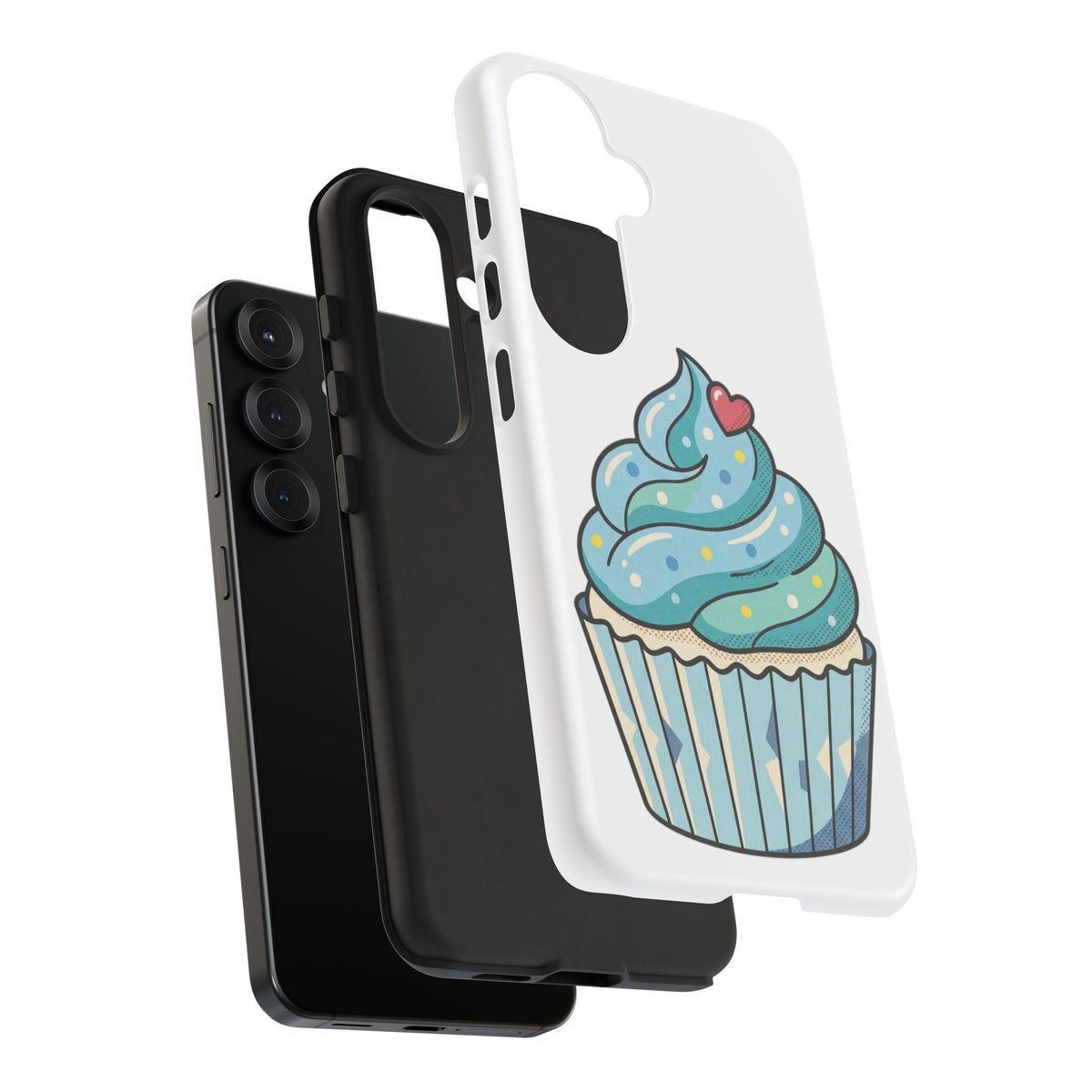 Blue Cupcake Tough Phone Cases