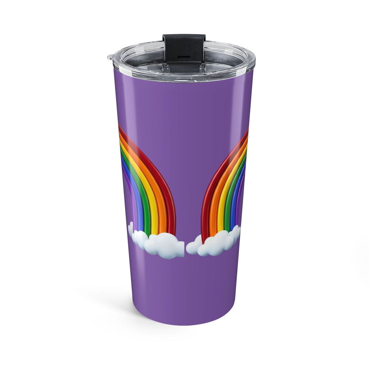 Rainbow Cloud Tumbler — 20oz Insulated Travel Cup
