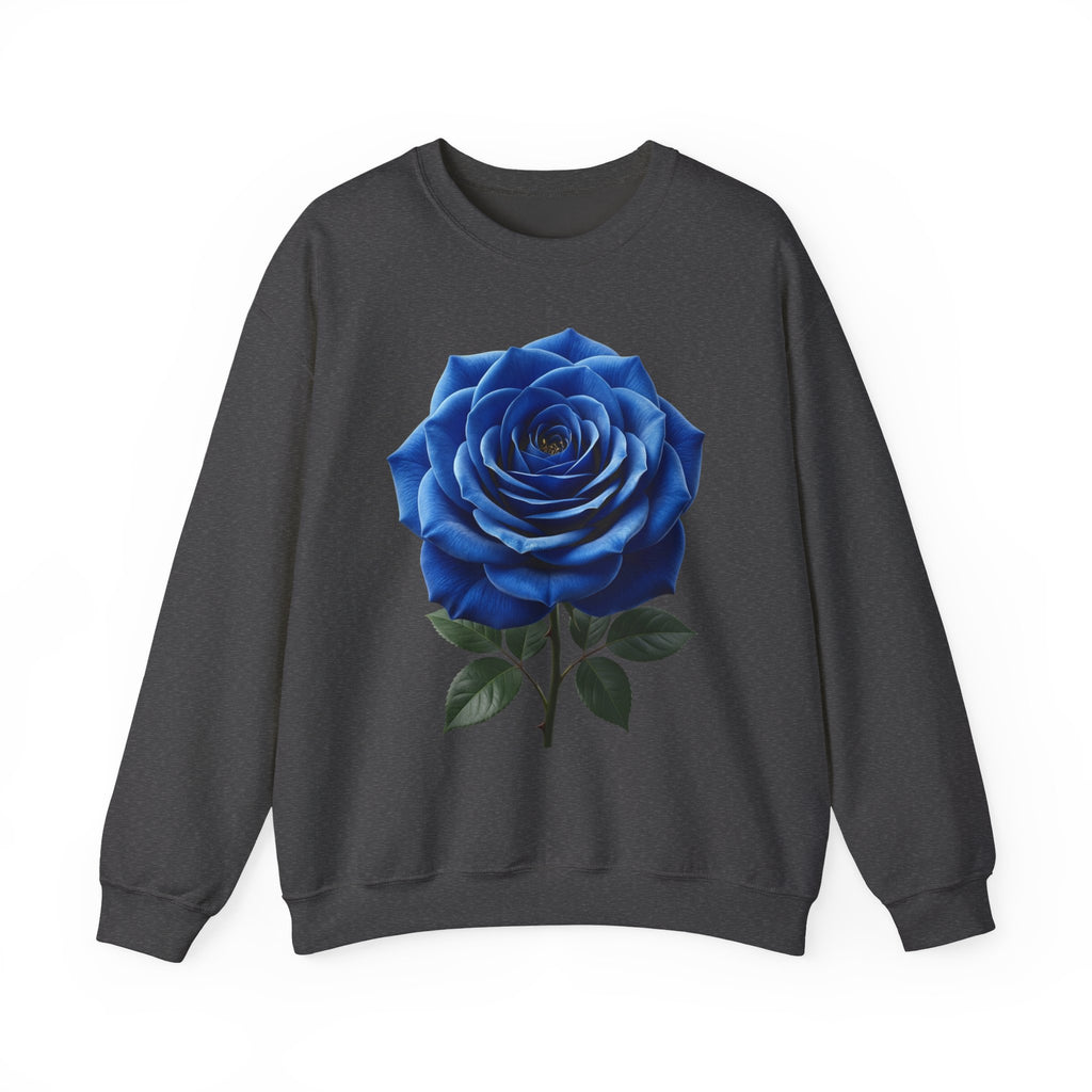 Blue Rose Crewneck Sweatshirt