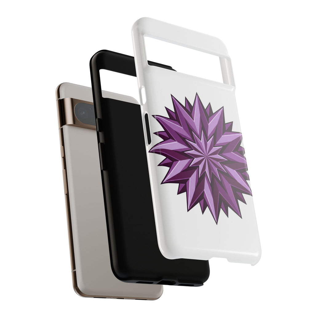 Purple Geometric Star Phone Case