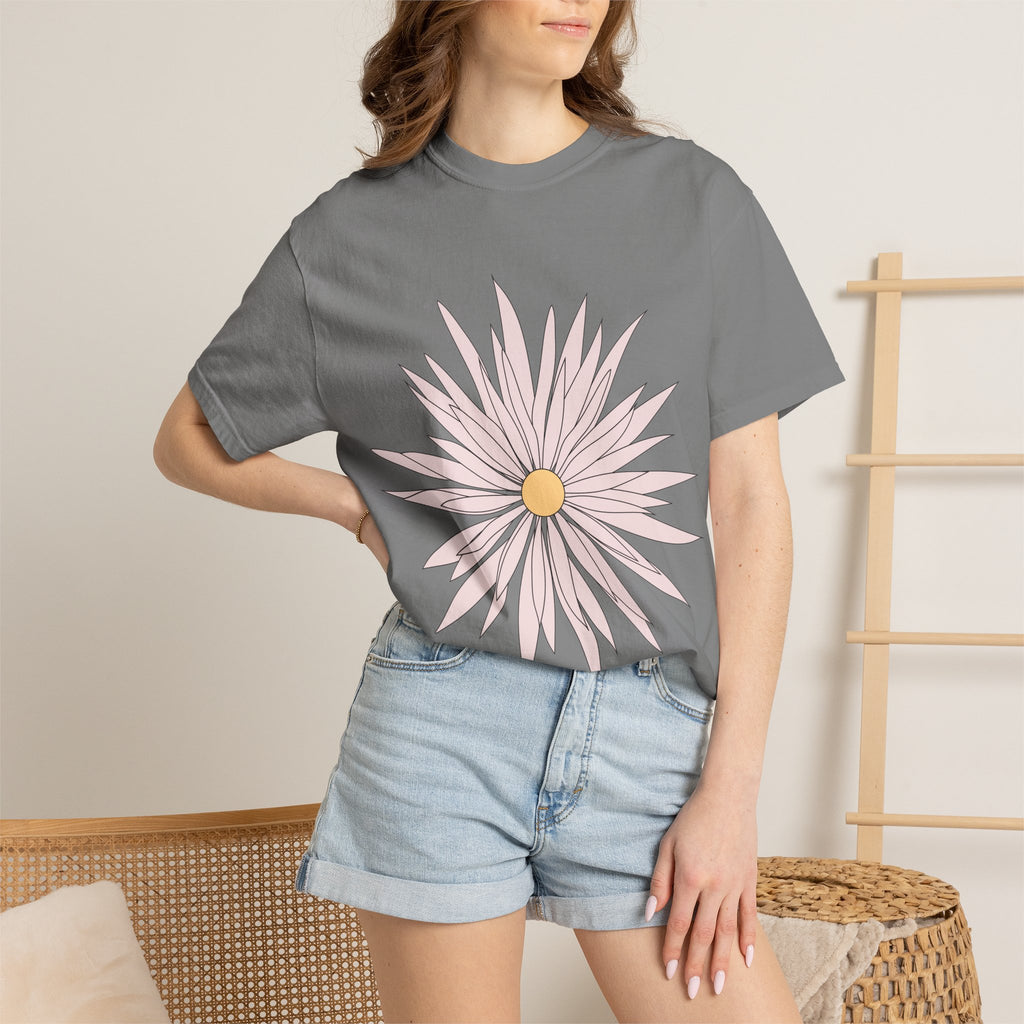 Pink Daisy Graphic T-Shirt