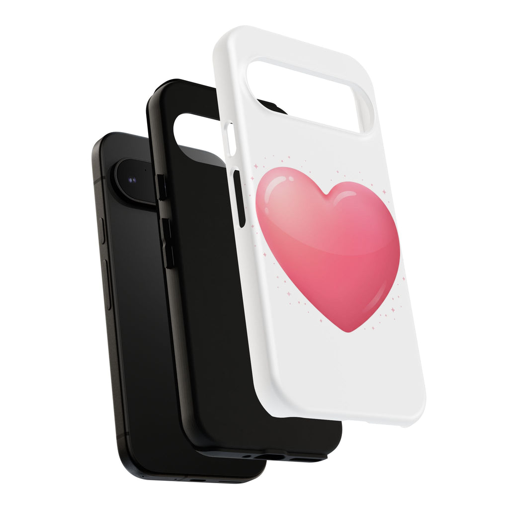 Heart Emoji Tough Case — Cute Pink Heart Phone Case for iPhone & Android