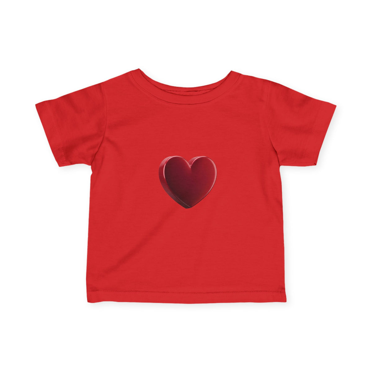 Infant Tee - Red Heart Graphic Baby Shirt
