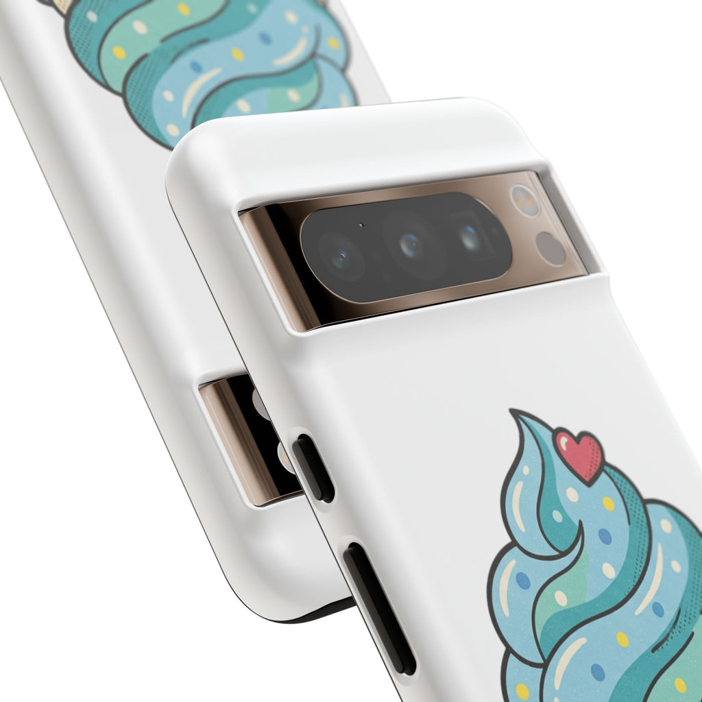 Blue Cupcake Tough Phone Cases