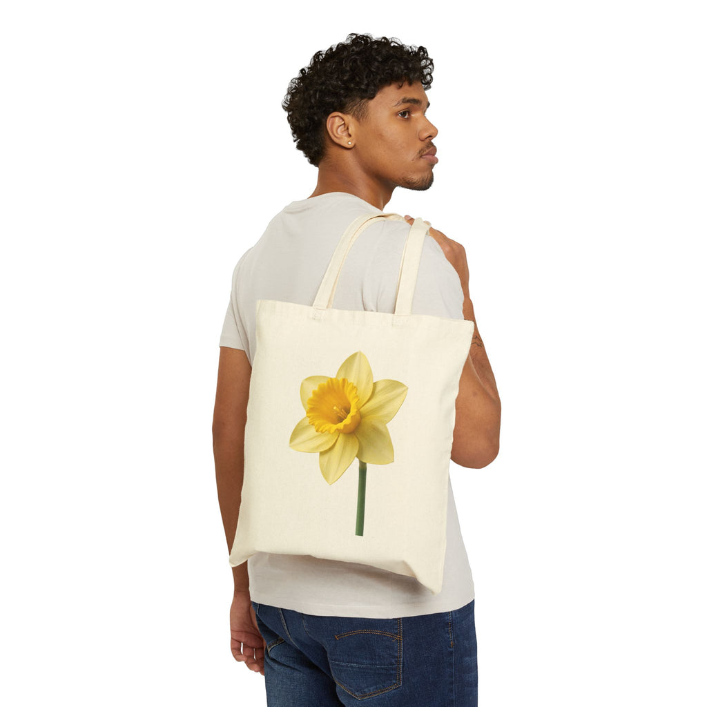 Daffodil Cotton Canvas Tote Bag