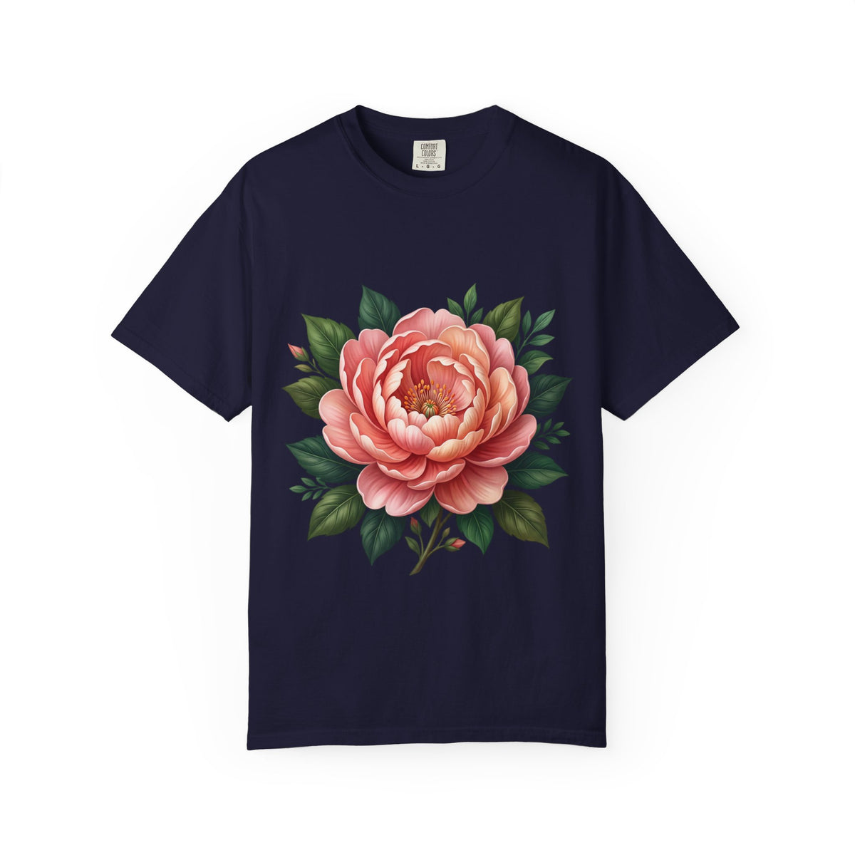 Peony Bloom T-Shirt — Vintage Floral Graphic Tee