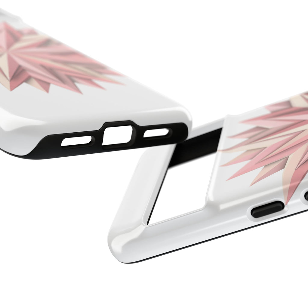 Pink Geometric Star Phone Case — Tough Protective iPhone Cover