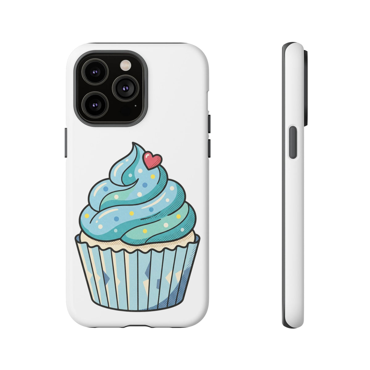 Blue Cupcake Tough Phone Cases