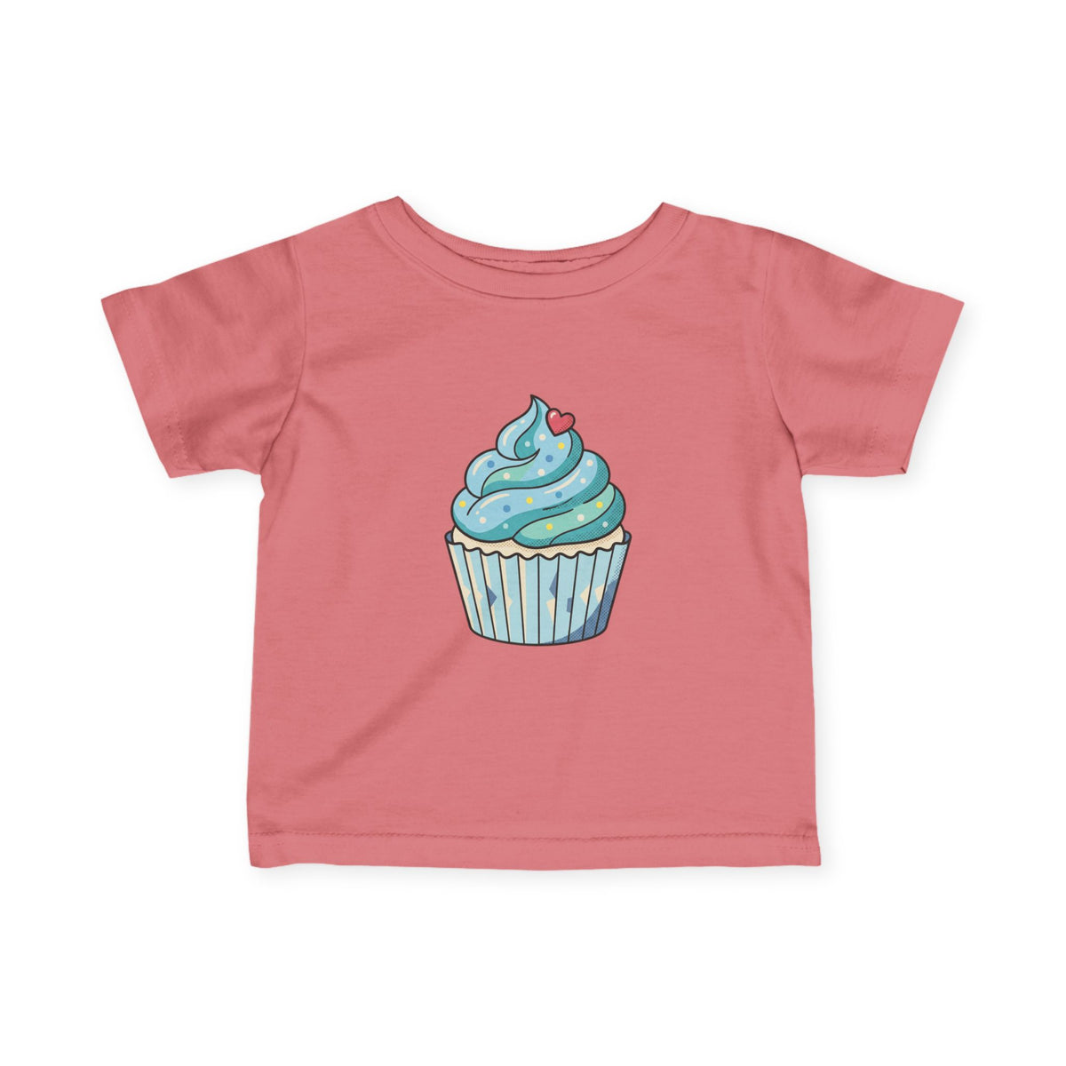 Blue Cupcake Infant Fine Jersey Tee