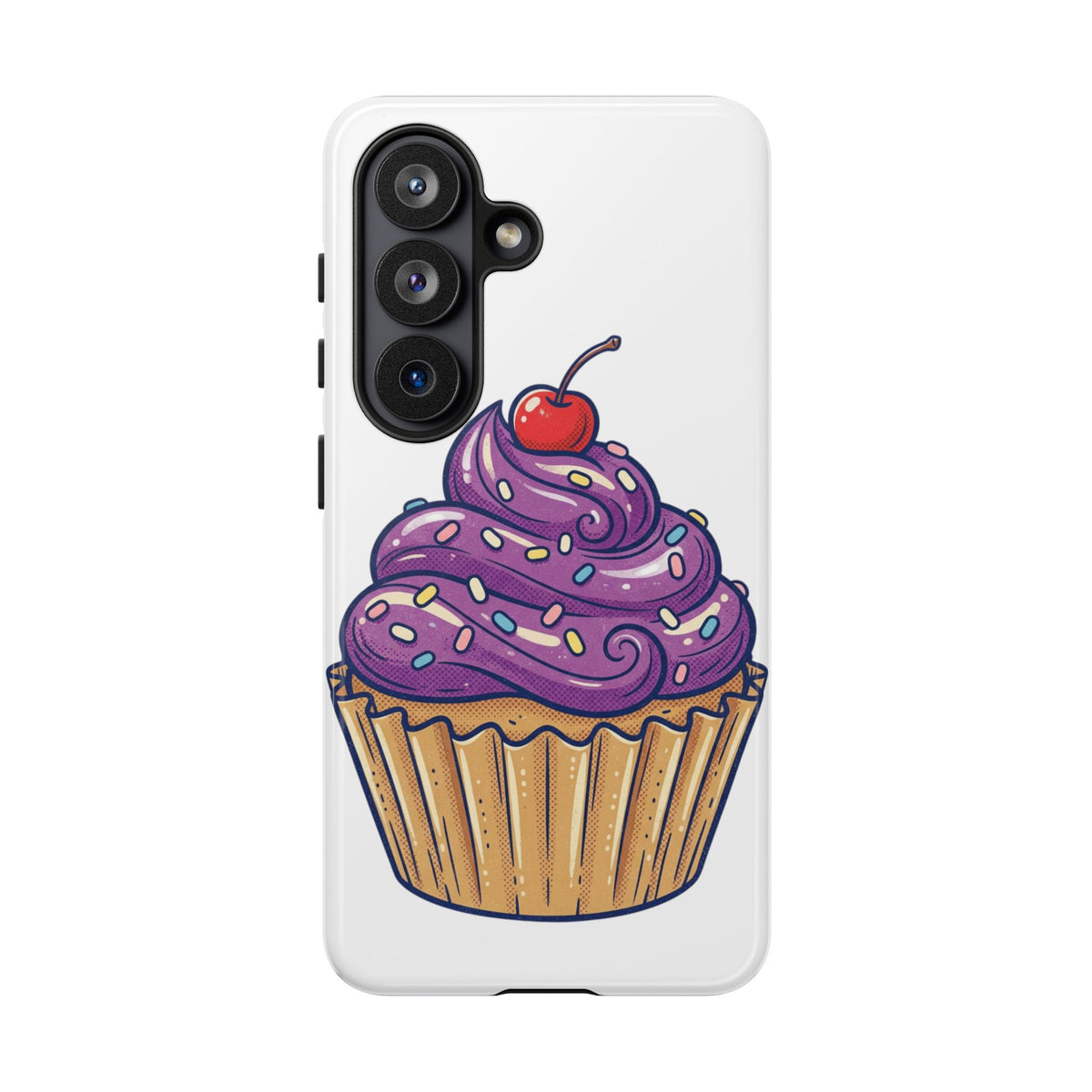 Purple Cupcake Tough Phone Cases