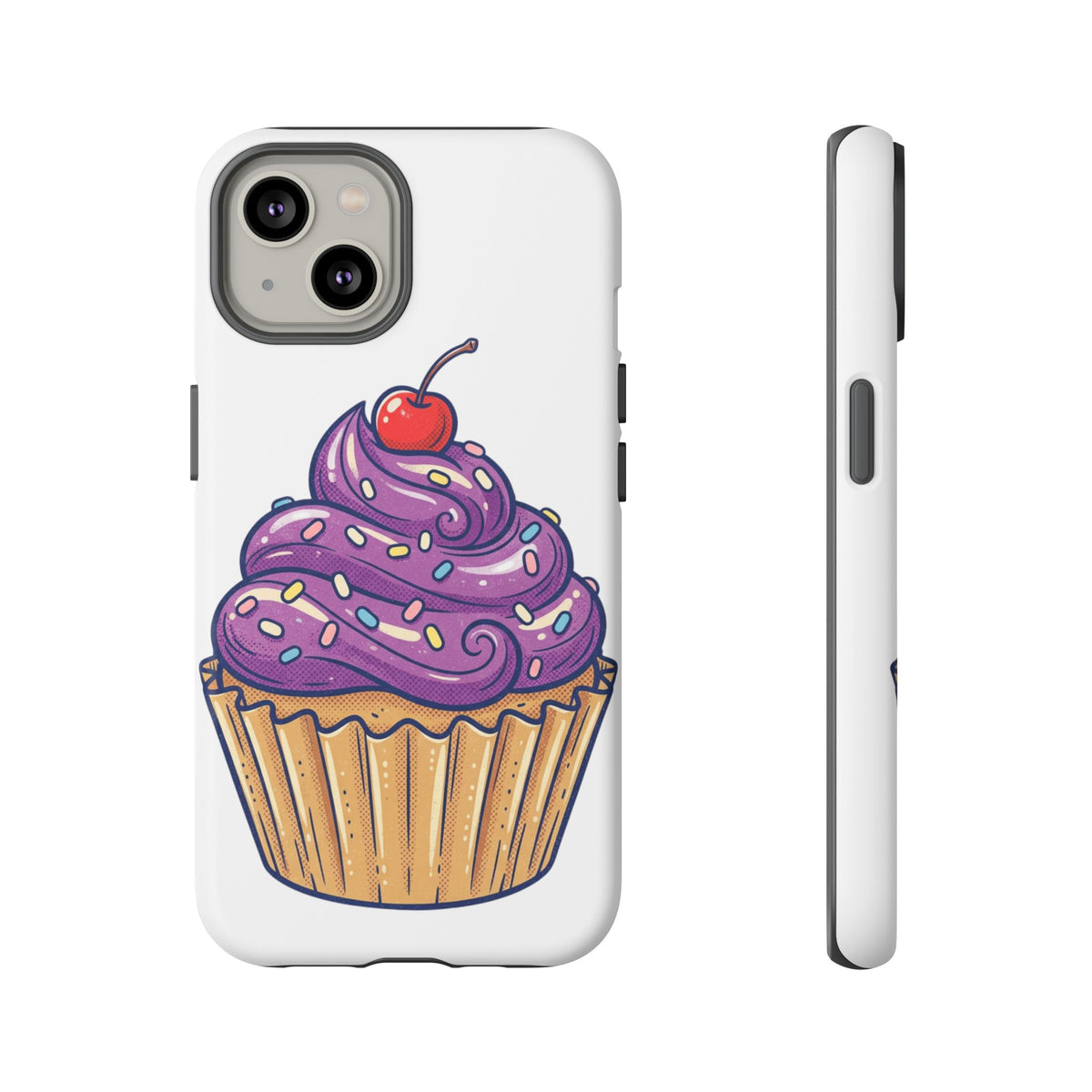 Purple Cupcake Tough Phone Cases