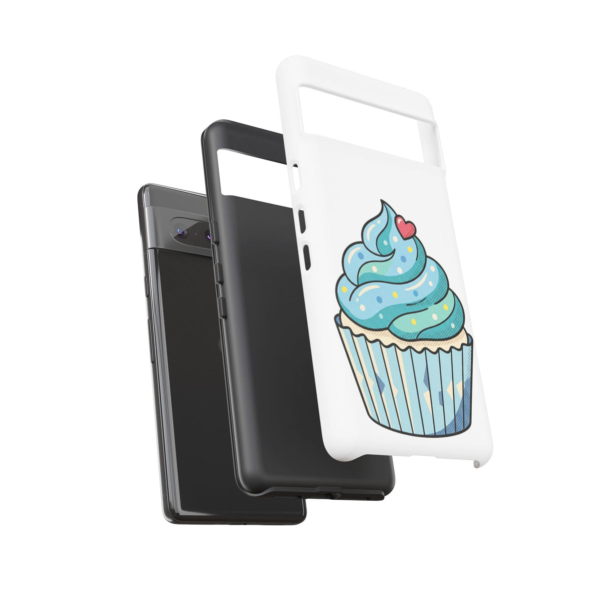 Blue Cupcake Tough Phone Cases