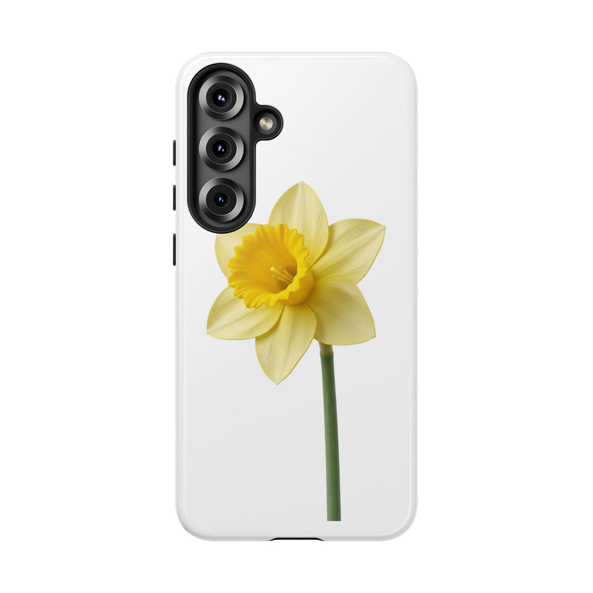 Daffodil Blossom Tough Phone Case — Yellow Spring Floral iPhone Cover