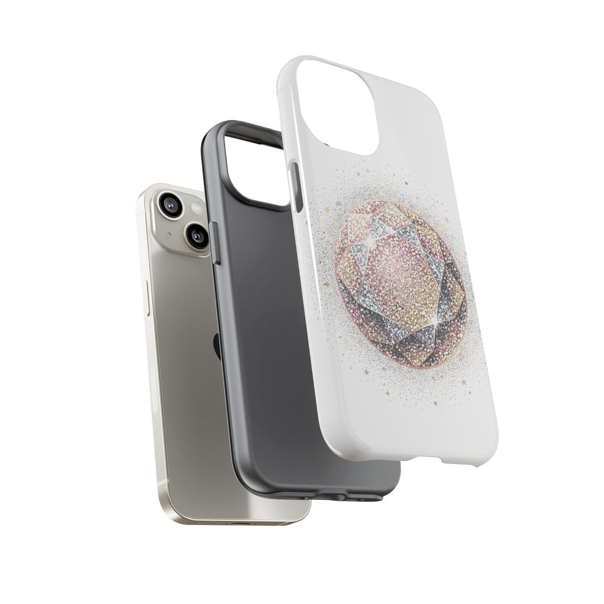 Glittery Tough Phone Cases
