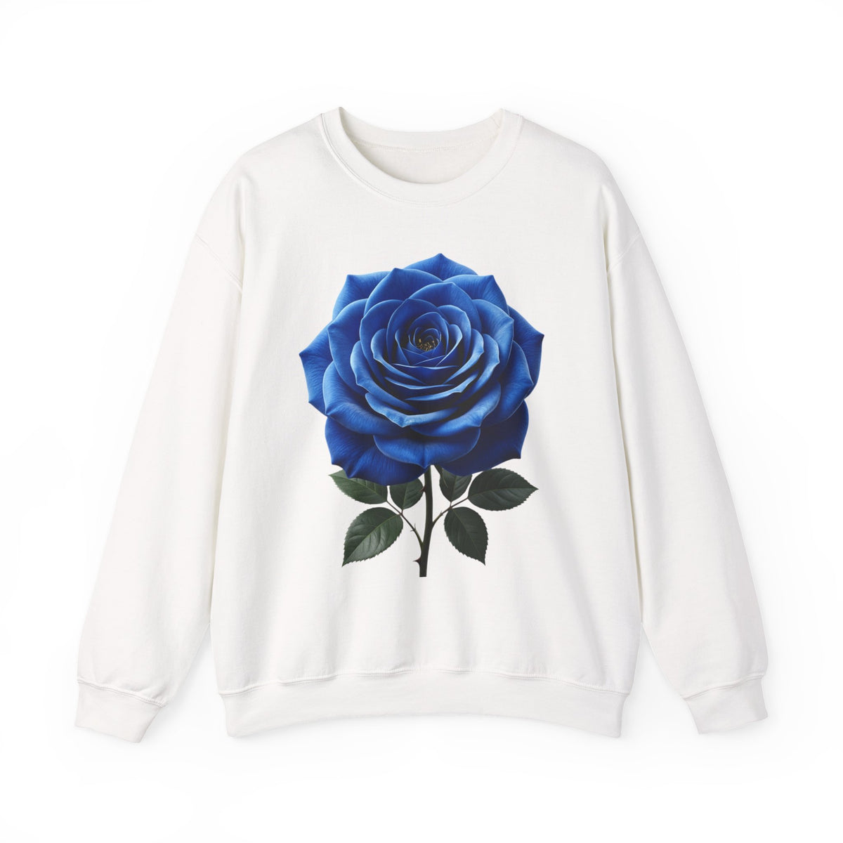 Blue Rose Crewneck Sweatshirt