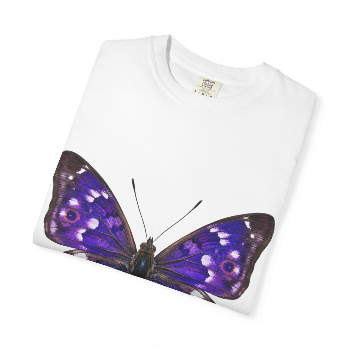 Purple Butterfly T-Shirt — Vibrant Vintage Moth Graphic Tee