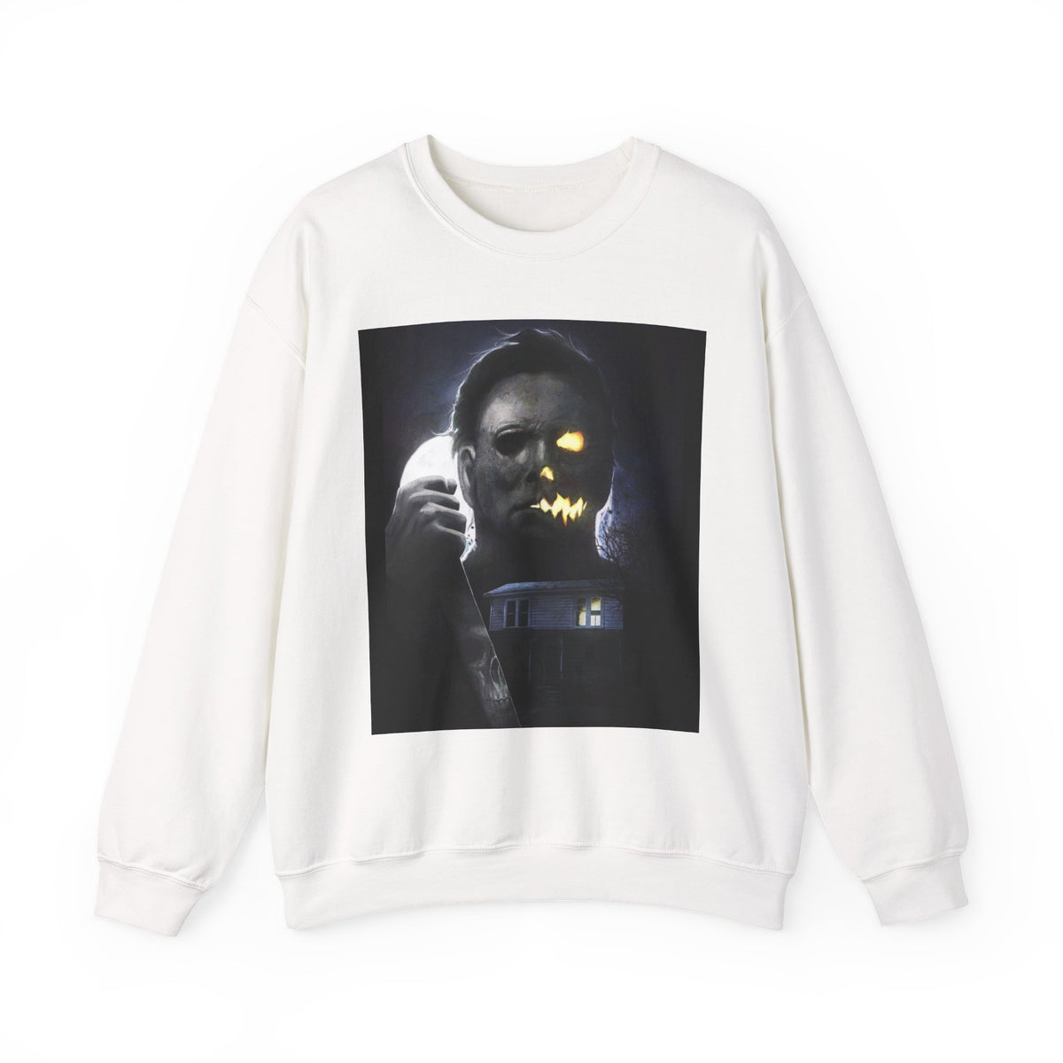 Halloween Michael Myers Mask Crewneck Sweatshirt