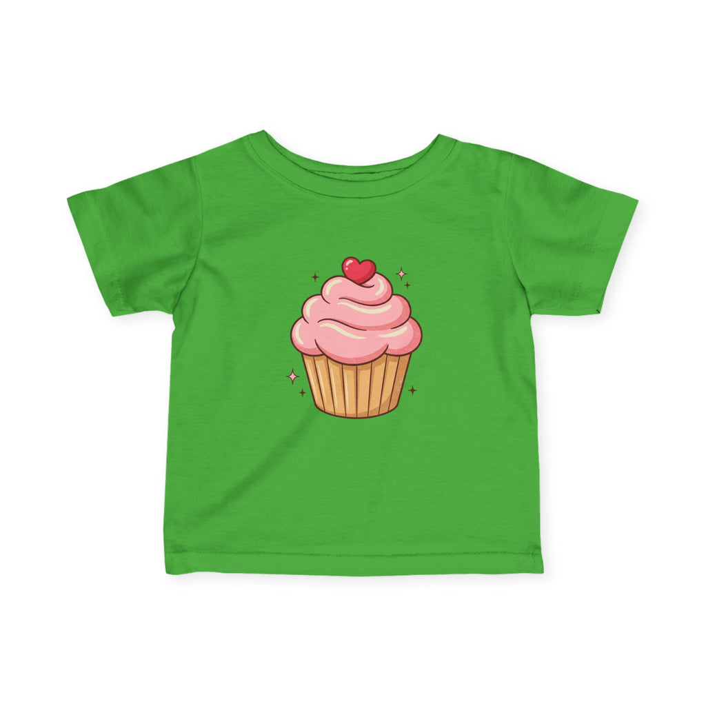 Pink Cupcake Infant Fine Jersey Tee