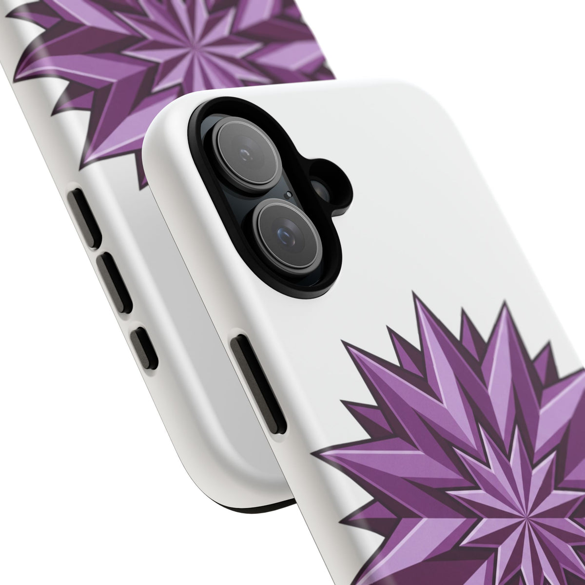 Purple Geometric Star Phone Case