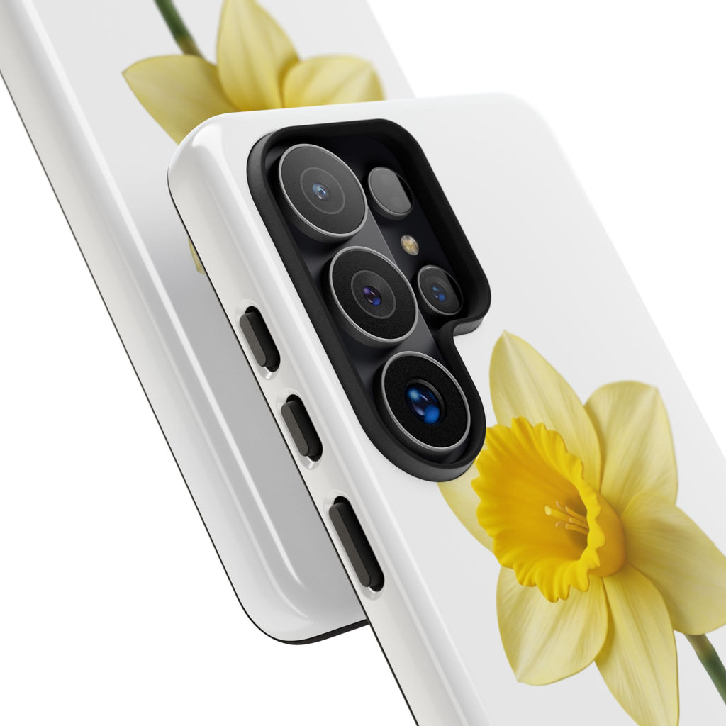 Daffodil Blossom Tough Phone Case — Yellow Spring Floral iPhone Cover