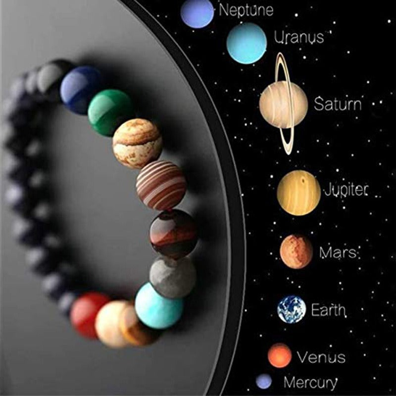 Universe, Galaxy, Eight Planets, Bracelets, Couples, Fashion Constellations, Bracelets, Small Gifts