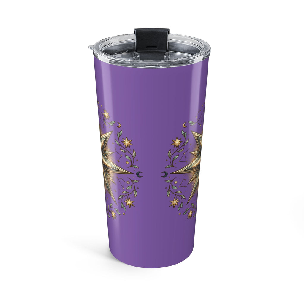 Star Print Light Purple Tumbler 20oz