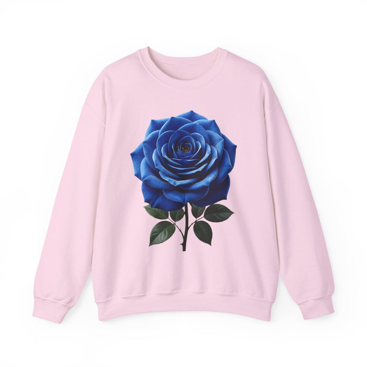 Blue Rose Crewneck Sweatshirt