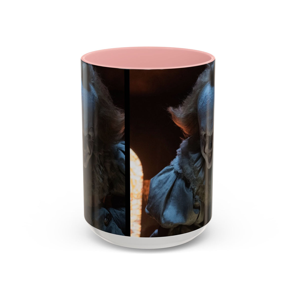 Creepy Pennywise Horror Coffee Mug — Scary Clown Accent Mug (11/15oz)