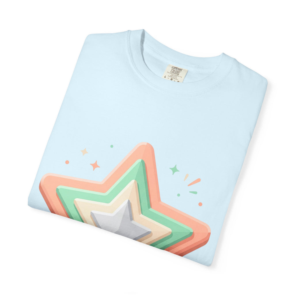 Star Design Unisex Garment-Dyed T-shirt