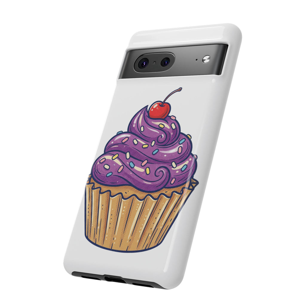 Purple Cupcake Tough Phone Cases