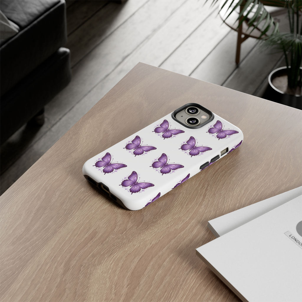 Purple Butterfly Phone Case