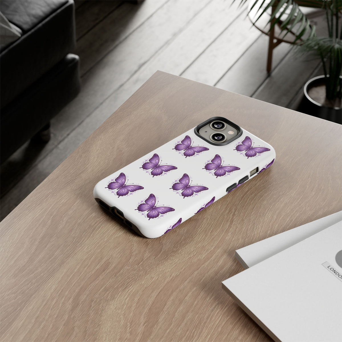 Purple Butterfly Phone Case