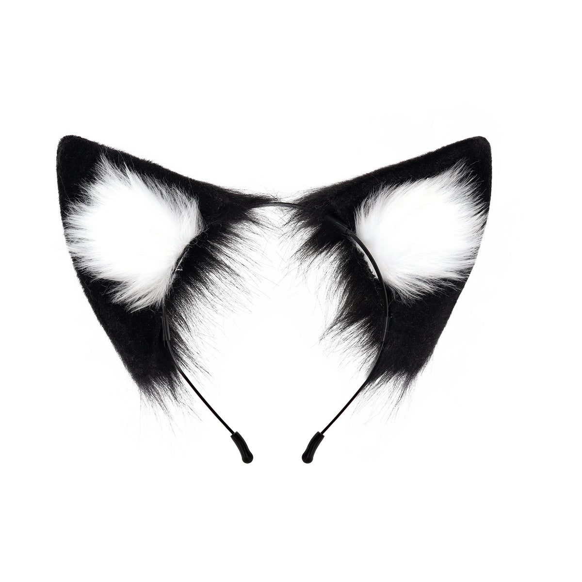 Animal Ears Headband Cosplay Fox Ears Hairband Handmade Plush Anime Convention Animal Ears Fox Ear Accessories