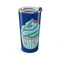 Blue Cupcake Frosting Tumbler Navy  20oz