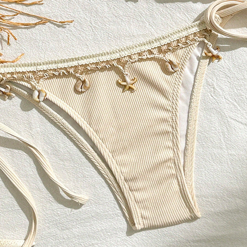 Bikini Swimwear with Triangle Cups, Sexy Beach Bathing Suit