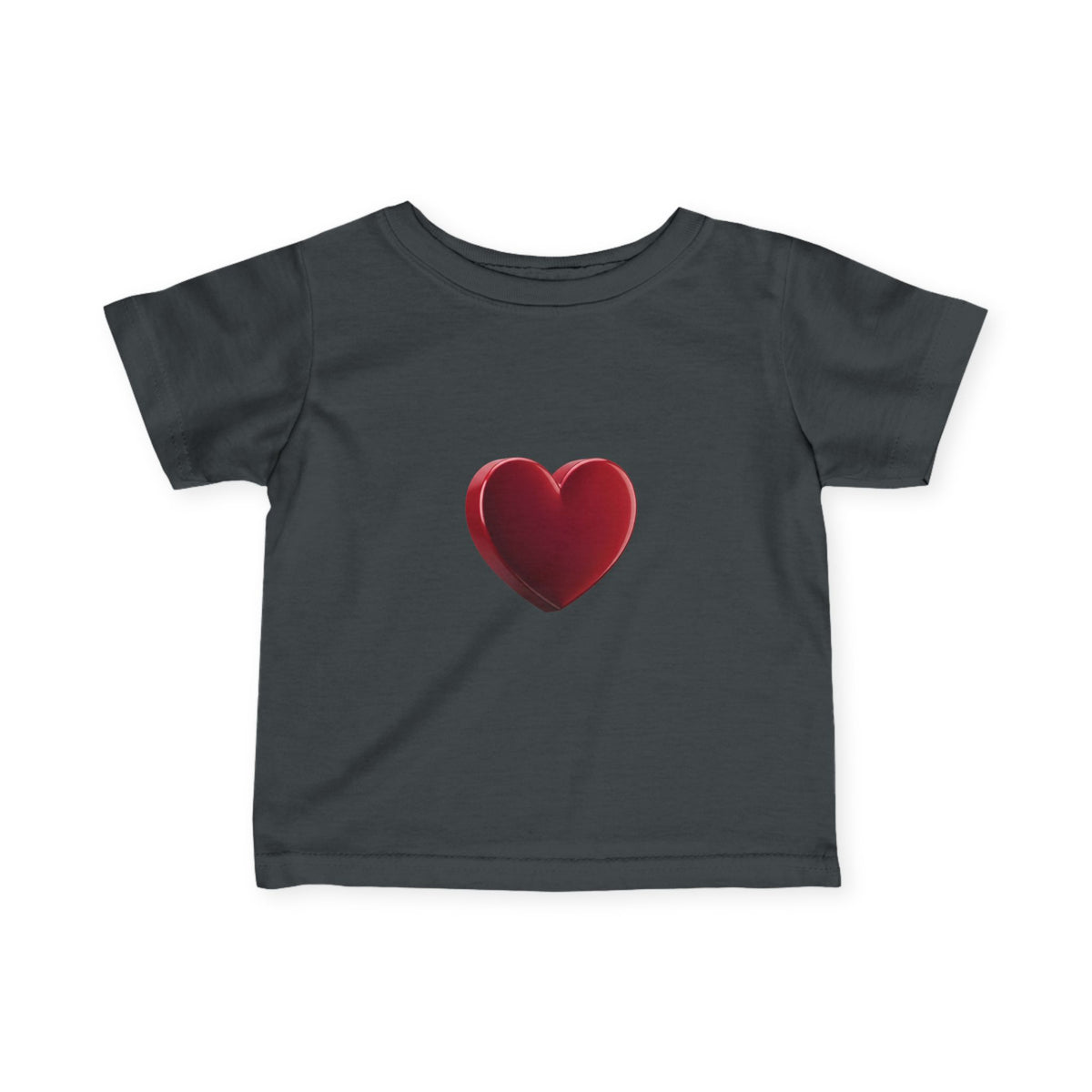 Infant Tee - Red Heart Graphic Baby Shirt