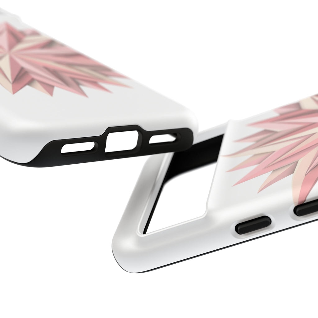 Pink Geometric Star Phone Case — Tough Protective iPhone Cover